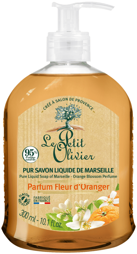 Jabón Líquido de Marsella Flor de Azahar 300ml - Le Petit Olivier