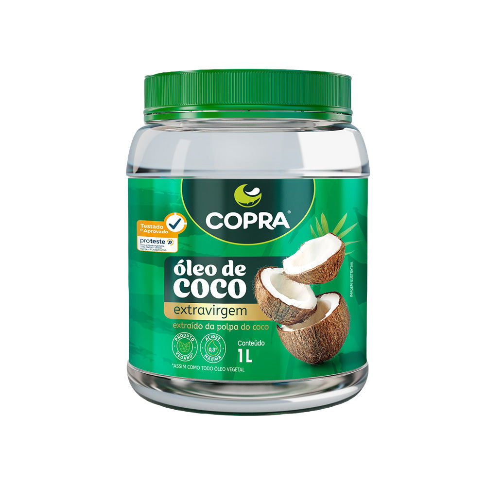 Aceite de Coco Extra Virgen 1 LT – Sin Gluten – Copra