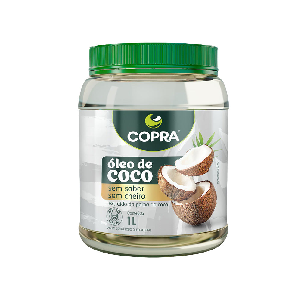 Aceite de Coco Sin Sabor ni Olor 1 LT – Sin Gluten – Copra