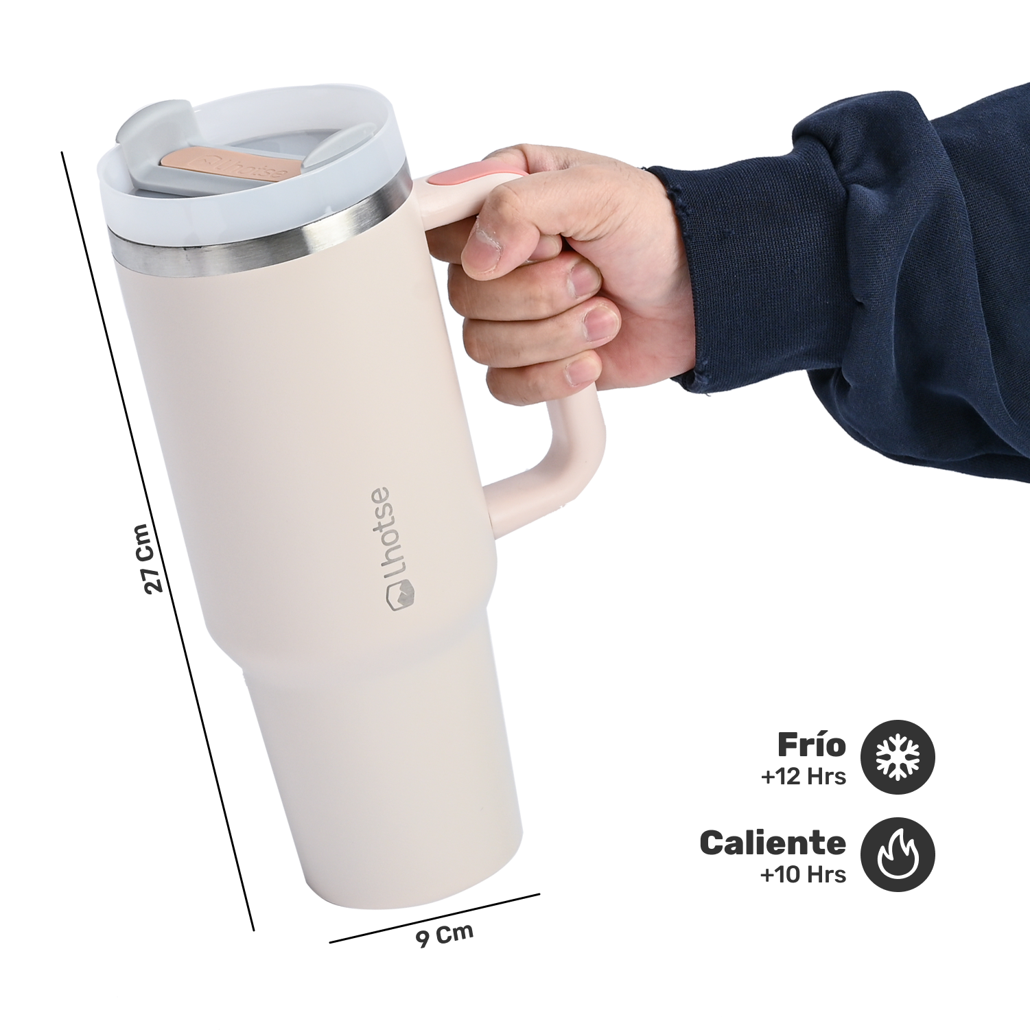 Vaso Térmico Tumbler 1180ml Pink - Lhotse-Hogar-Mercado Silvestre