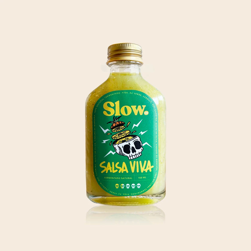 Slow Piña y Ají Verde Salsa Fermentada 100ml - Slow Company