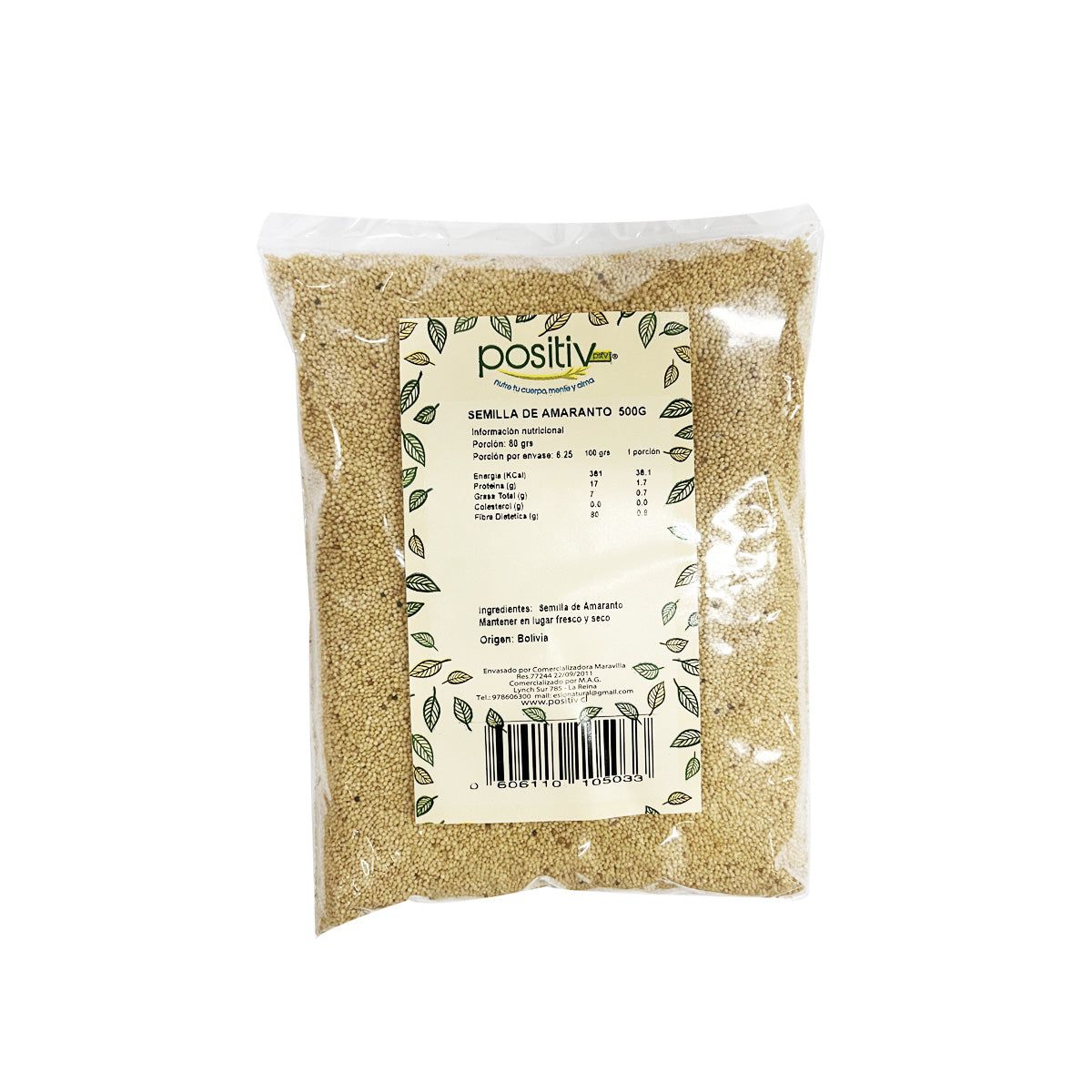 Amaranto Semilla 500gr - Positiv-Cereales-Mercado Silvestre