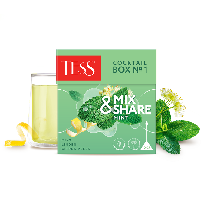 Infusión Mix & Share Mint (20 bolsitas pirámide) - Tess-Tess-Mercado Silvestre