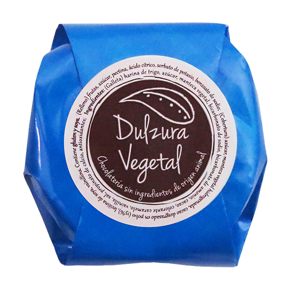Alfajor Vegano de Guinda 35gr - Dulzura Vegetal-Snacks-Mercado Silvestre