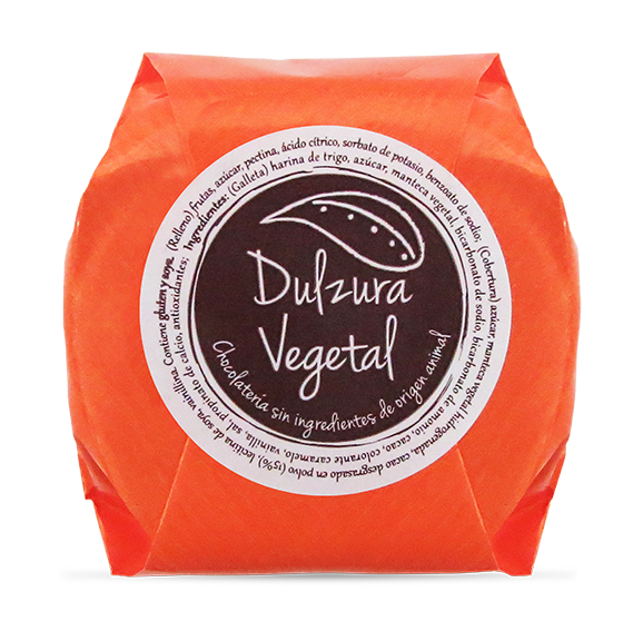 Alfajor Vegano de Naranja 35gr - Dulzura Vegetal-Snacks-Mercado Silvestre