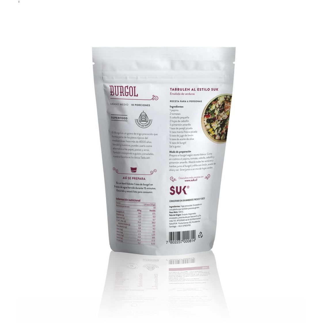 Burgol 500gr - Suk-Arroz y Granos-Mercado Silvestre