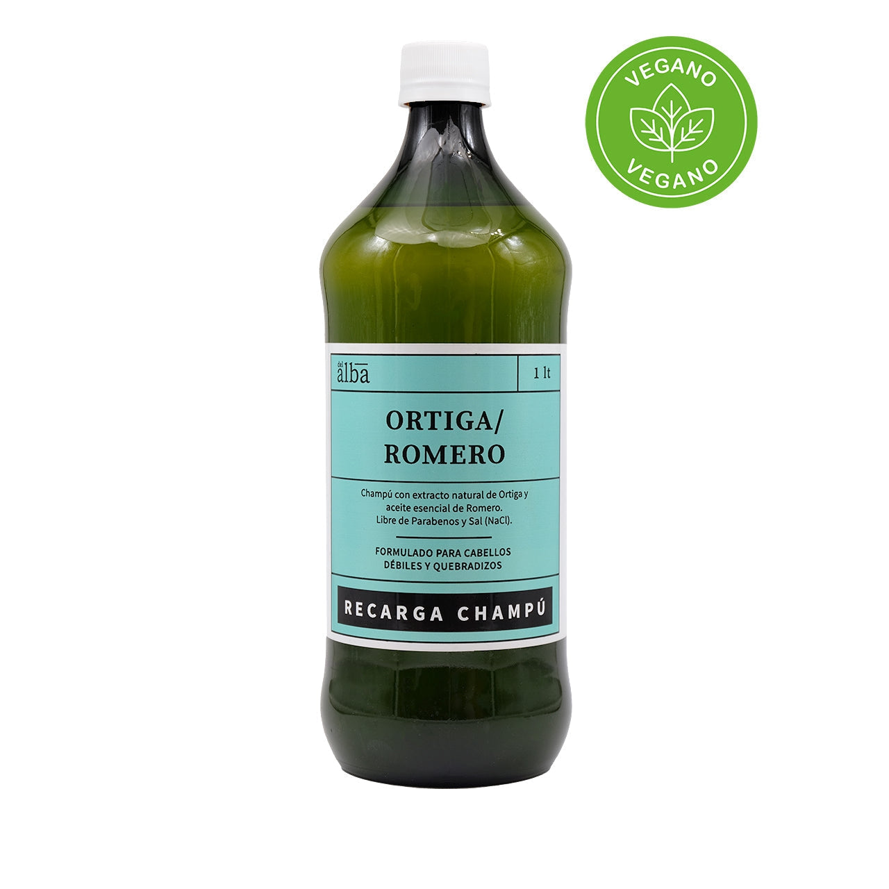 Recarga Champú Ortiga Romero 1 LT - Apícola del Alba-Belleza Natural-Mercado Silvestre