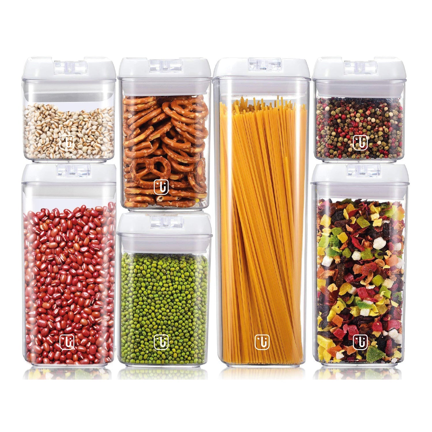 Set de 7 Contenedores Herméticos Plástico - Simplit-Hogar-Mercado Silvestre