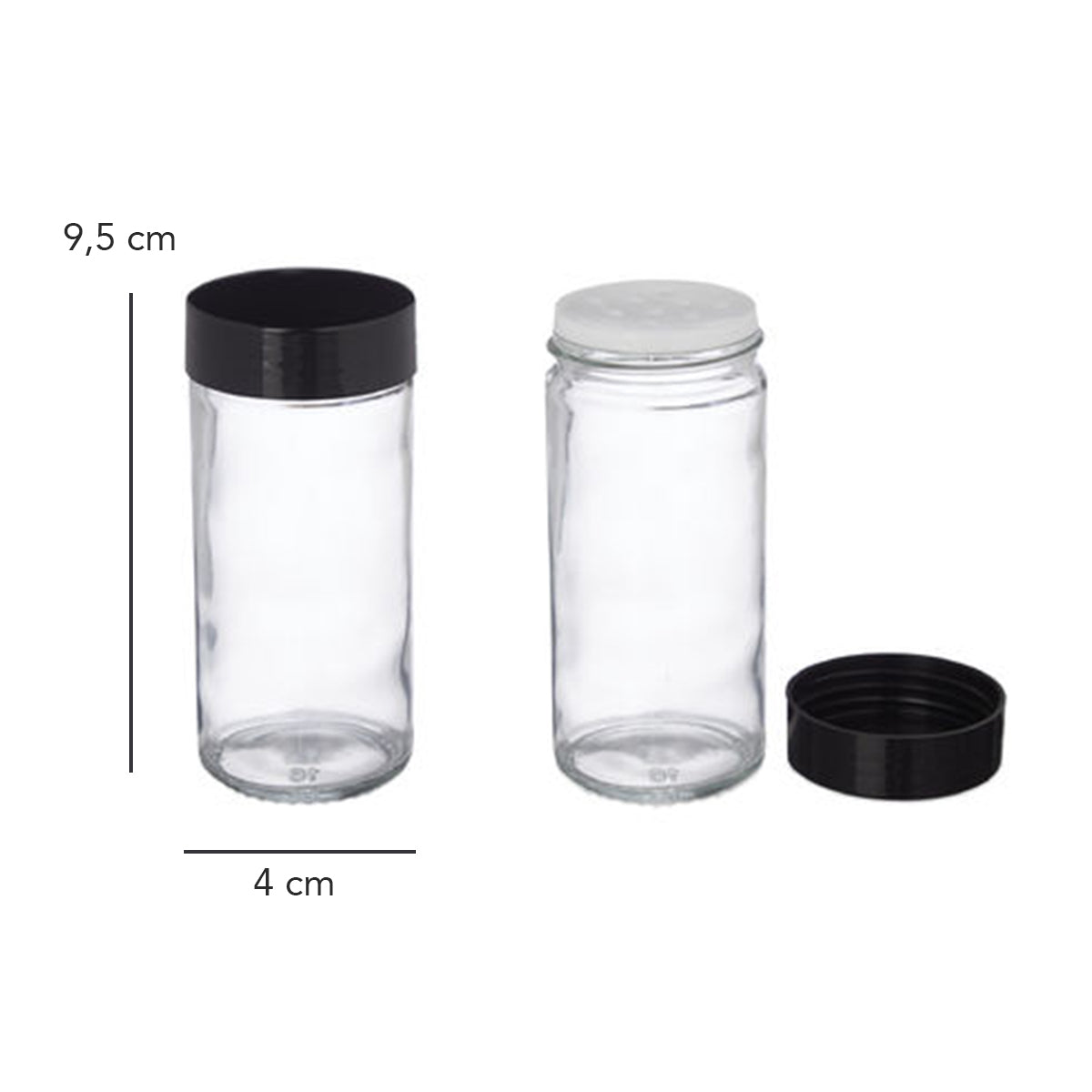 Especiero Condimentos de Madera 8 Frascos Vidrio - Simplit-Hogar-Mercado Silvestre