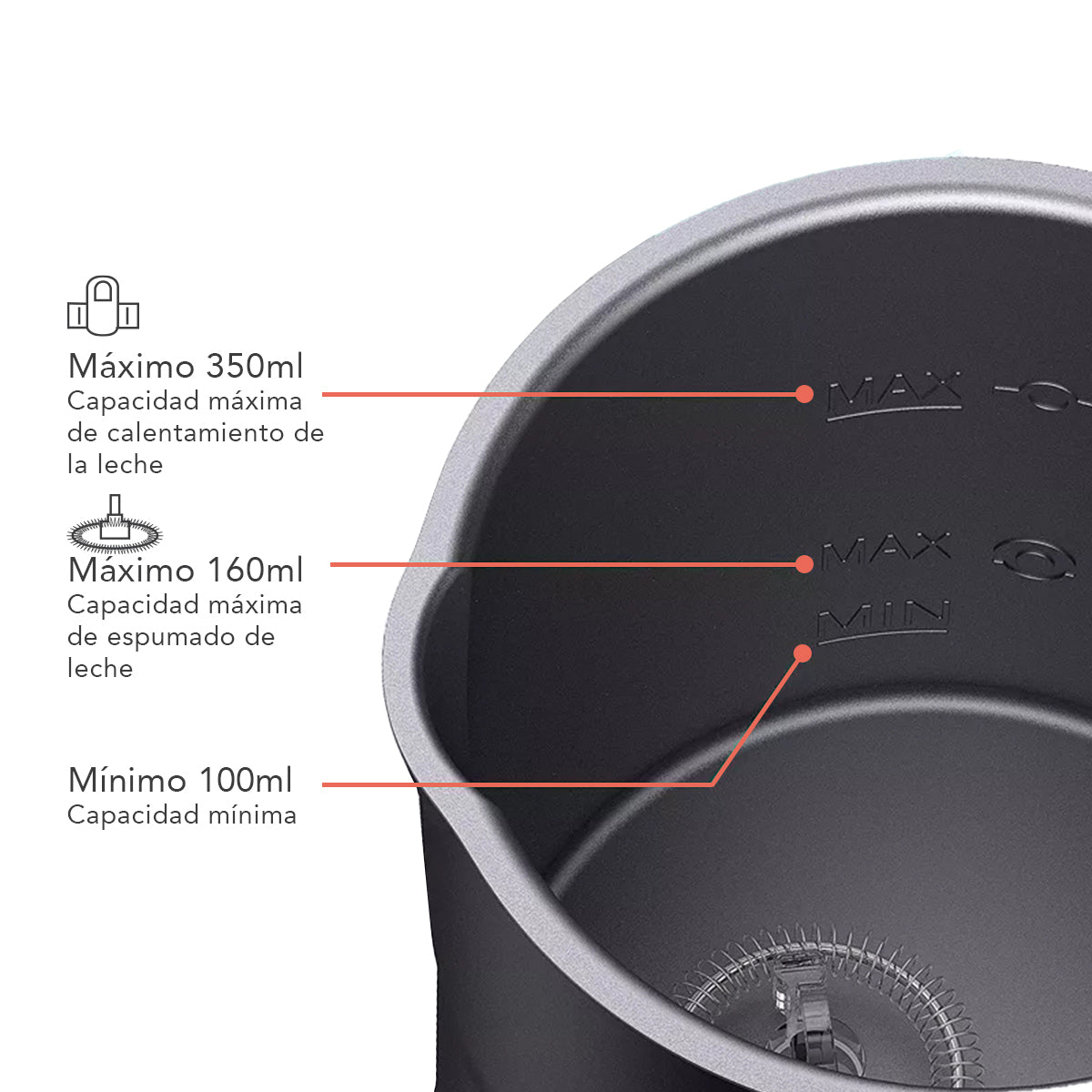 Espumador de Leche 4 en 1 Negro - Simplit-Hogar-Mercado Silvestre