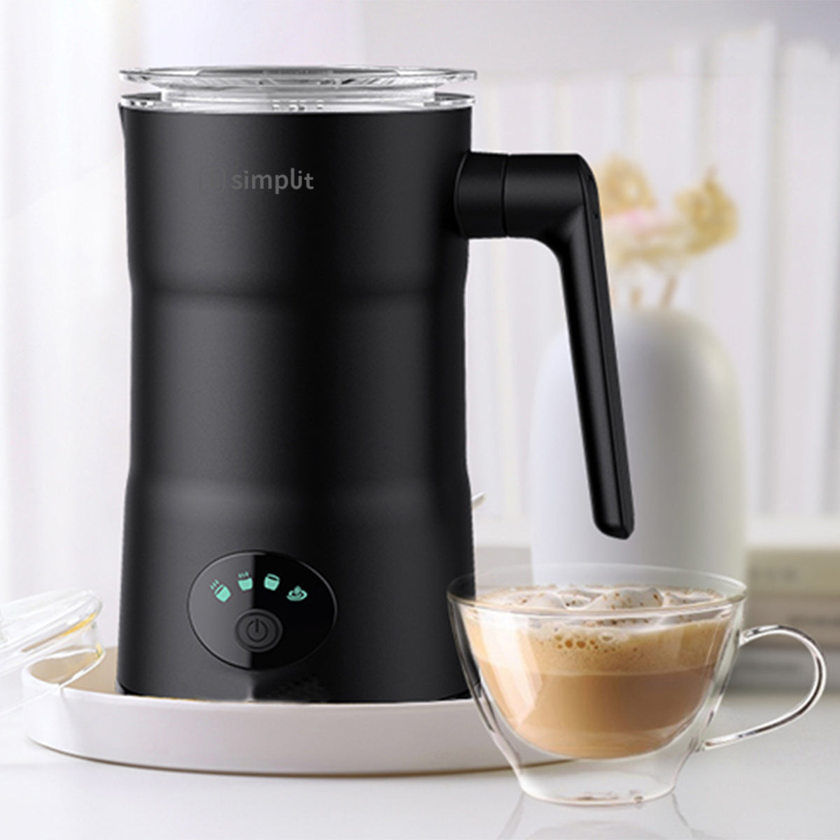 Espumador de Leche 4 en 1 Negro - Simplit-Hogar-Mercado Silvestre