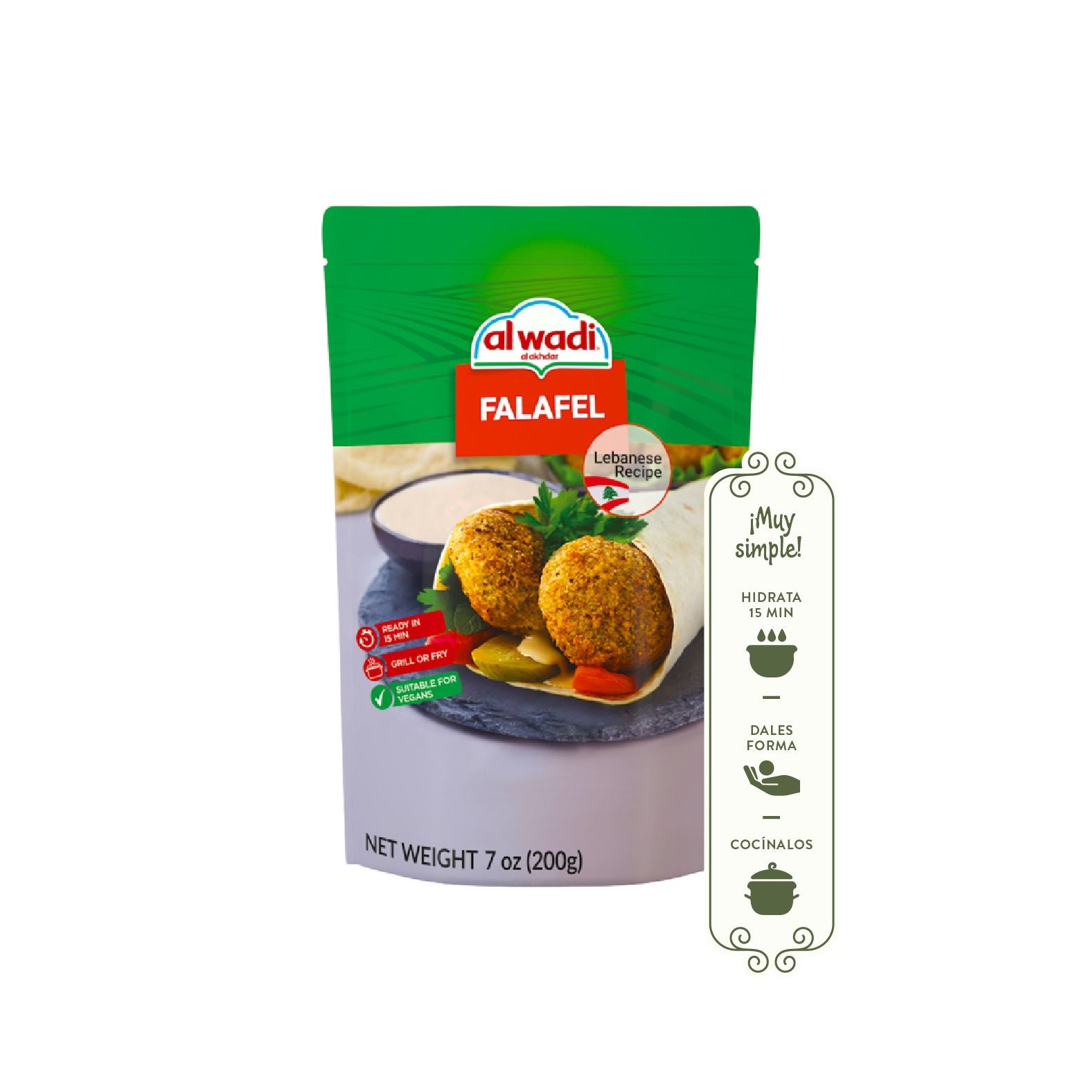Falafel 200gr - Al Wadi-Arroz y Granos-Mercado Silvestre