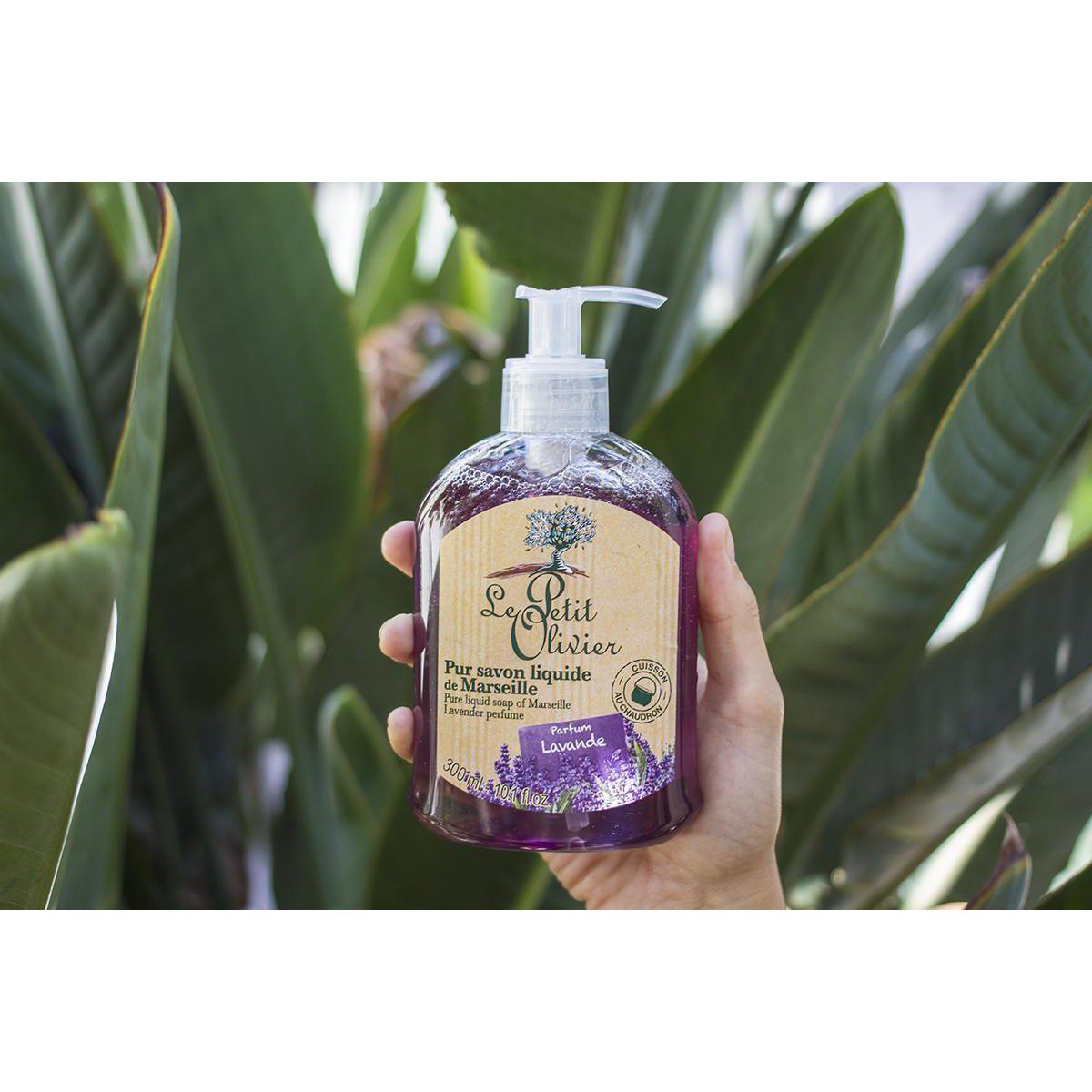 Jabón Líquido de Marsella Lavanda 300ml - Le Petit Olivier-Belleza Natural-Mercado Silvestre