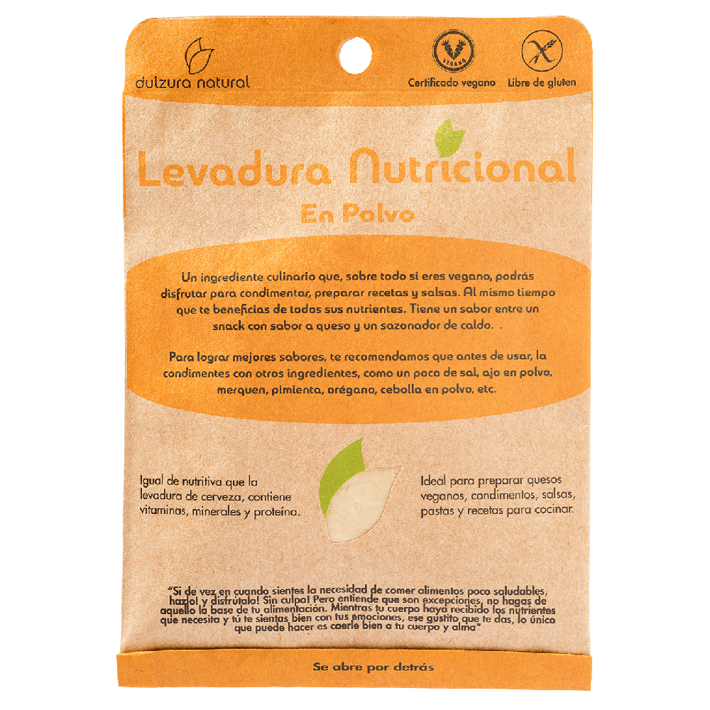 Levadura Nutricional En Polvo 100gr - Dulzura Natural-Superalimentos-Mercado Silvestre