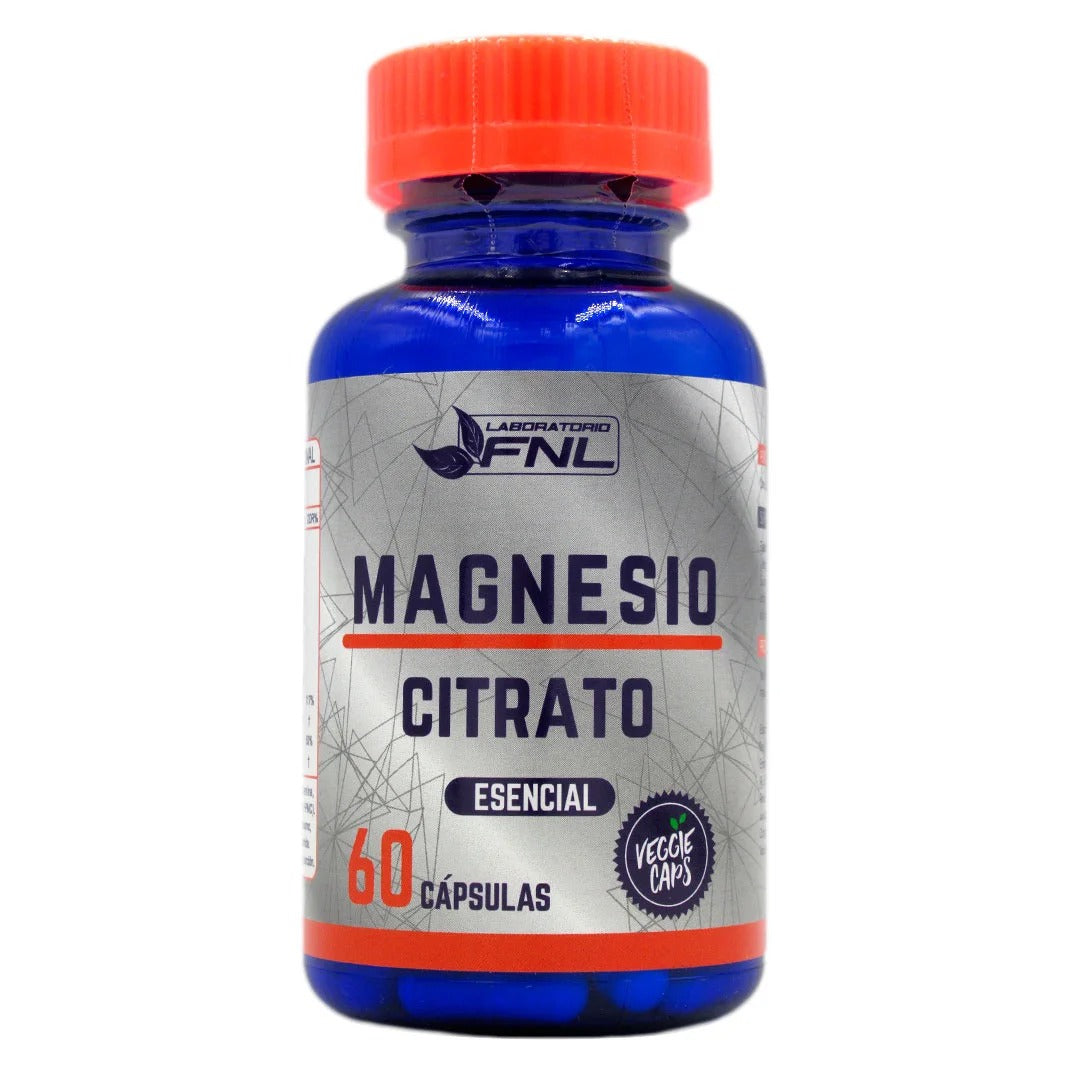 Magnesio Citrato 60 Cápsulas (2 meses) - FNL-Vitaminas-Mercado Silvestre