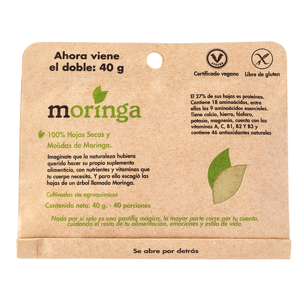 Moringa 40gr - 40 porciones - Mercado Silvestre