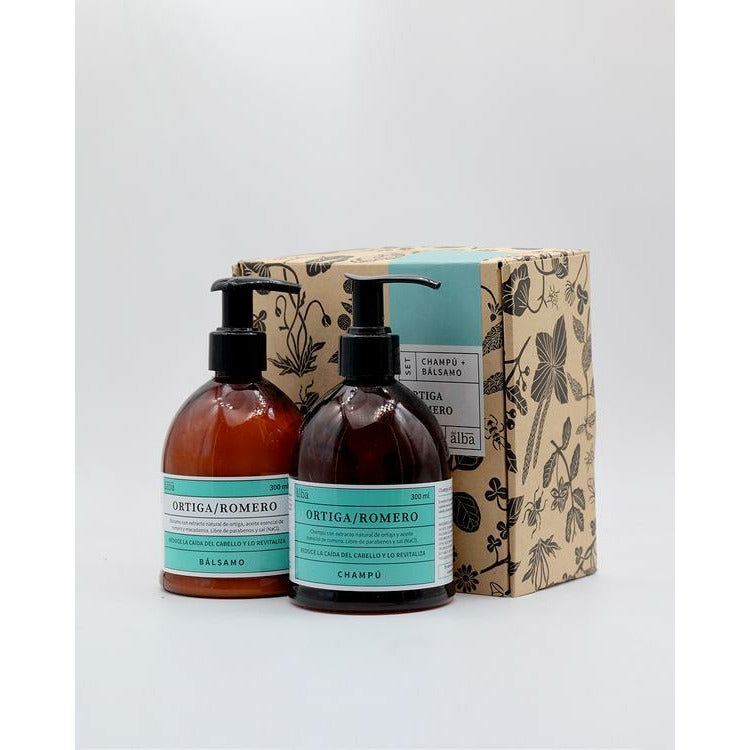 Pack Champú y Bálsamo Ortiga Romero - Apícola del Alba-Belleza Natural-Mercado Silvestre