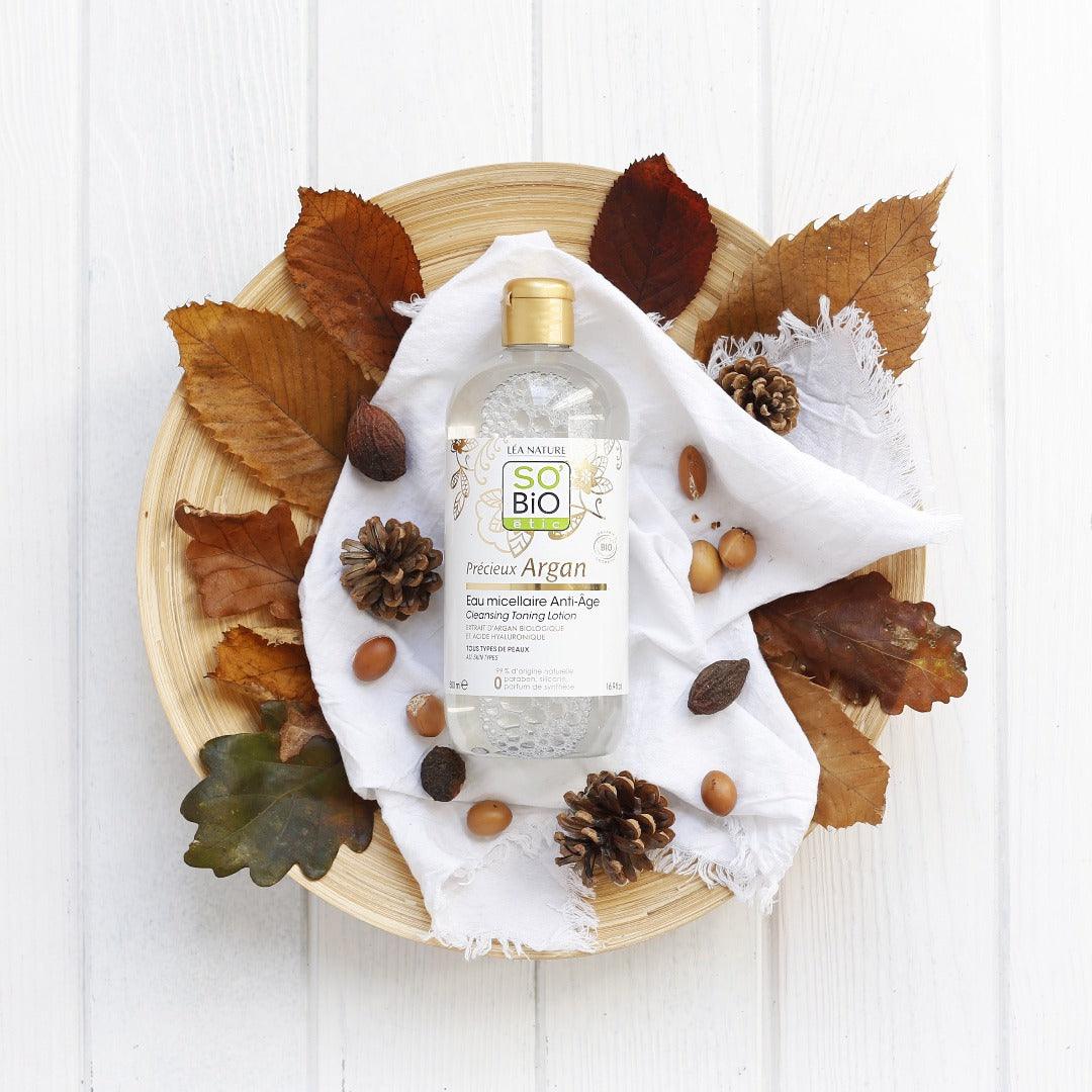 Agua Micelar Anti Age Aceite de Argán con Ácido Hialurónico 500ml - So Bio Etic-Belleza Natural-Mercado Silvestre