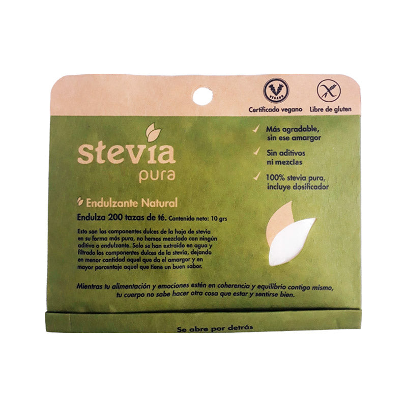 Stevia Pura Sobre 10gr - 200 tazas - Dulzura Natural-Endulzantes-Mercado Silvestre