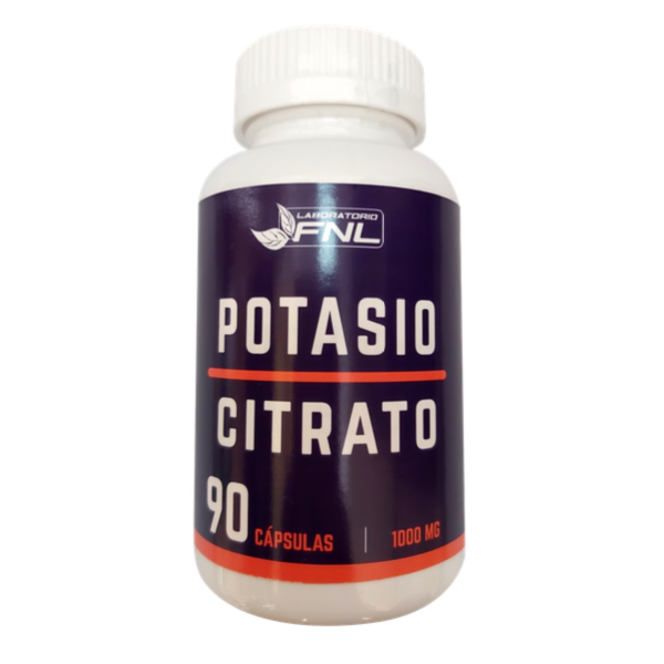 Potasio Citrato 1000mg 90 Cápsulas (1,5 meses) - FNL-Vitaminas-Mercado Silvestre
