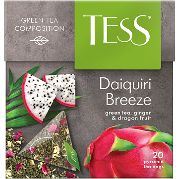 Té Verde Daiquiri Breeze (20 bolsitas pirámide) - Tess-Té/Café/Infusiones-Mercado Silvestre