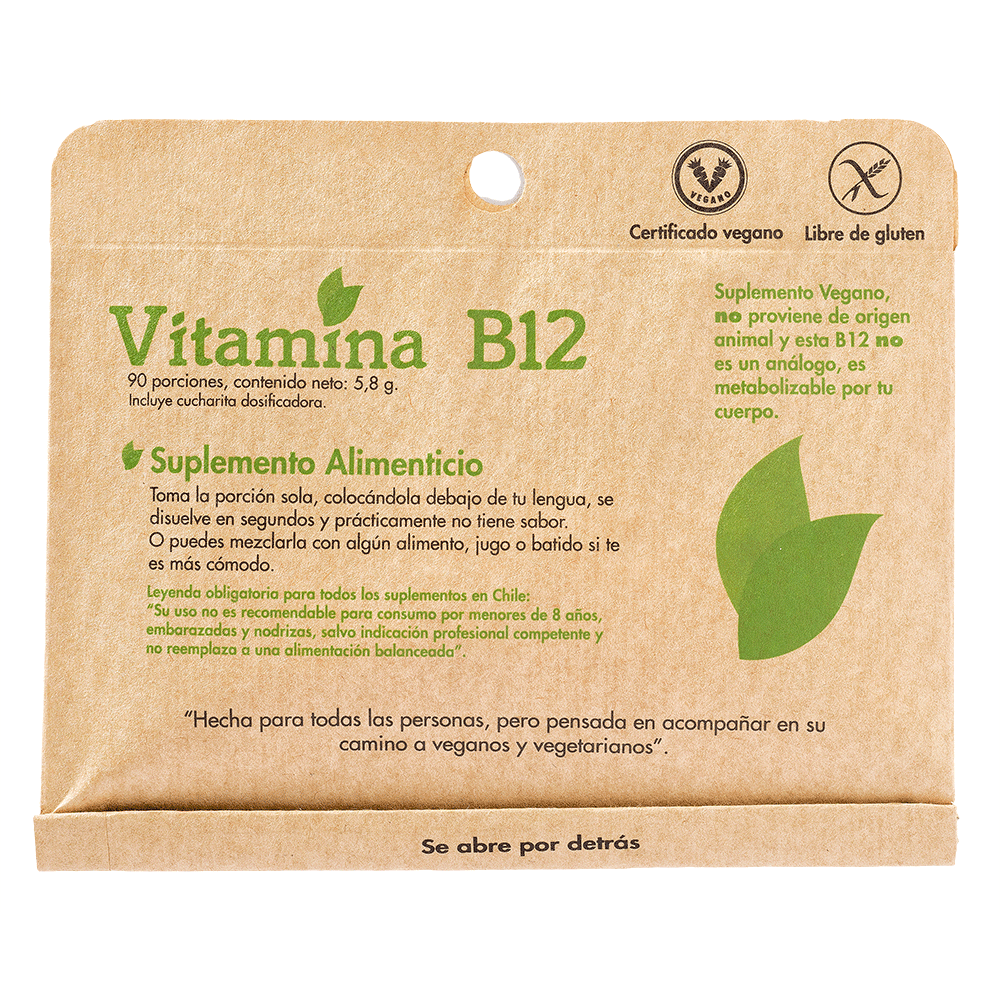 Vitamina B12 - 90 porciones - Dulzura Natural-Vitaminas-Mercado Silvestre