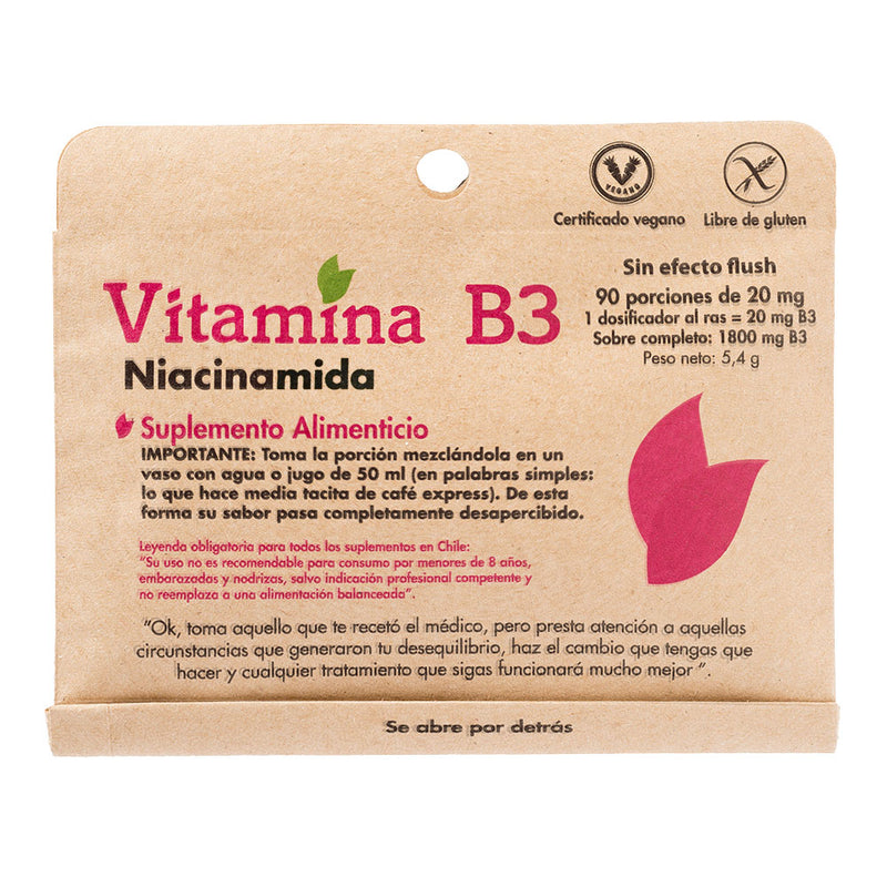Vitamina B3 90 porciones - Vitaminas - Mercado Silvestre