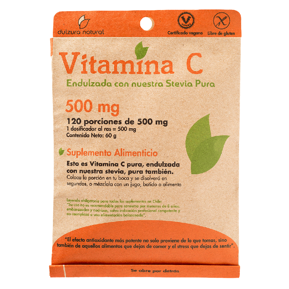 Vitamina C - 120 porciones - Dulzura Natural-Vitaminas-Mercado Silvestre