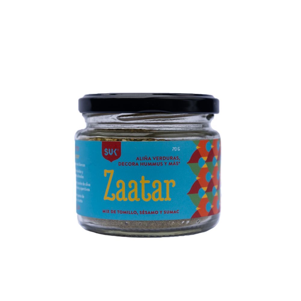 Zaatar (Tomillo, Sésamo y Sumac) 70gr - Suk-Especias y Condimentos-Mercado Silvestre