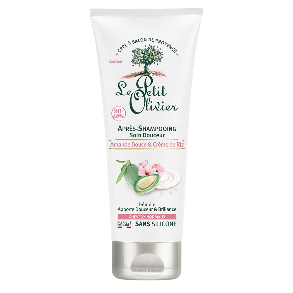 Acondicionador Almendra Dulce & Crema de Arroz Cabello Normal 200ml - Le Petit Olivier-Belleza Natural-Mercado Silvestre