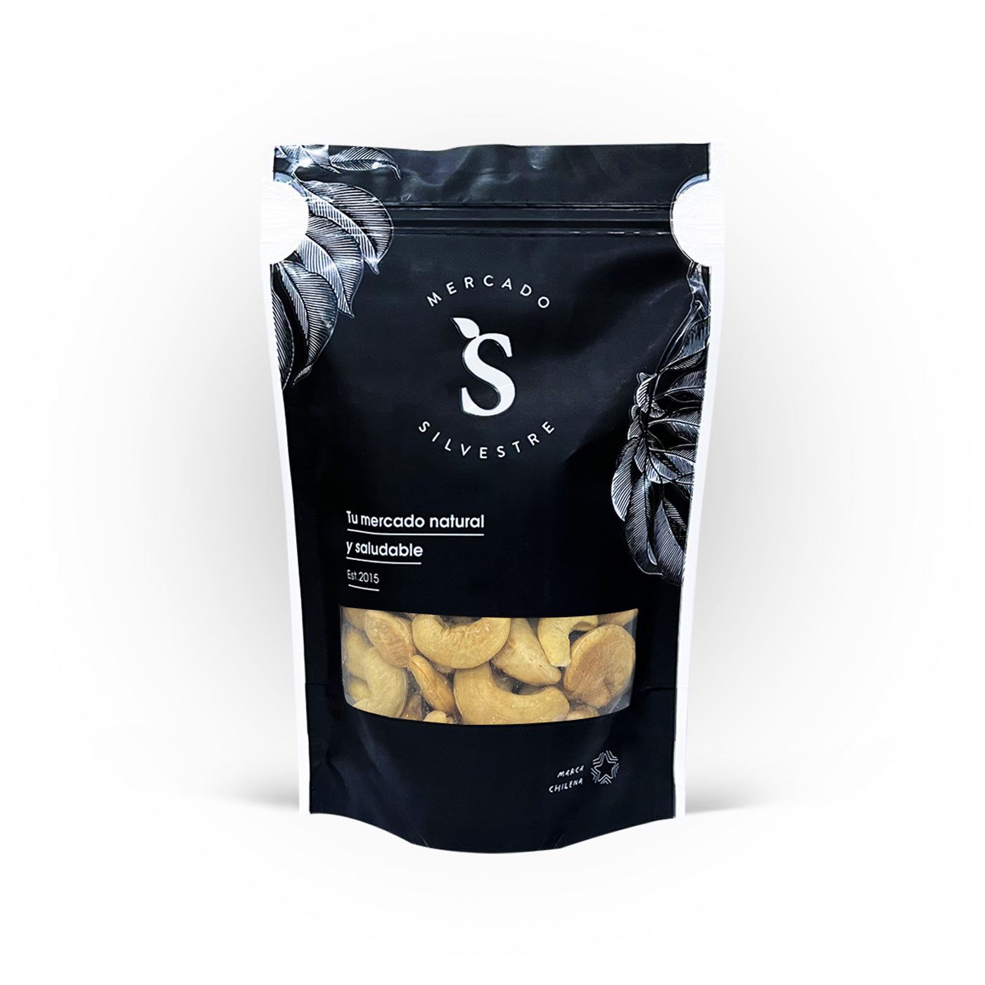 Castañas de Cajú Tostadas Sin Sal 200gr-Frutos Secos-Mercado Silvestre