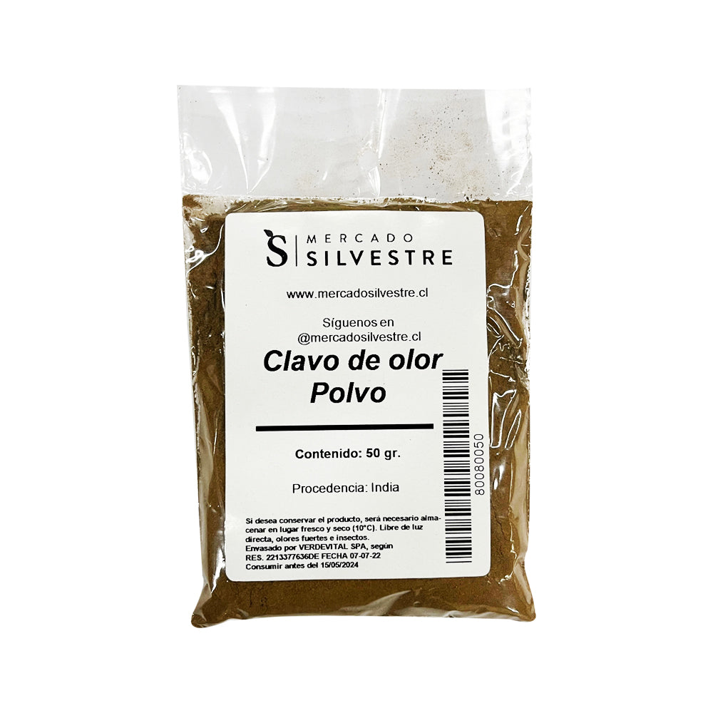 Clavo de Olor Polvo 50gr - Mercado Silvestre