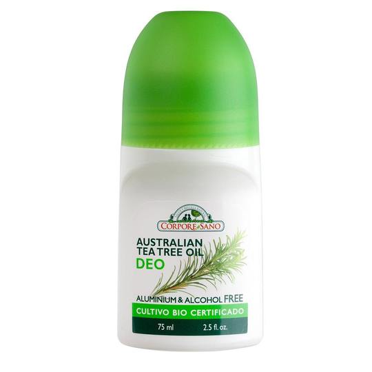 Desodorante Roll On Australian Tea Tree 75ml - Corpore Sano-Belleza Natural-Mercado Silvestre