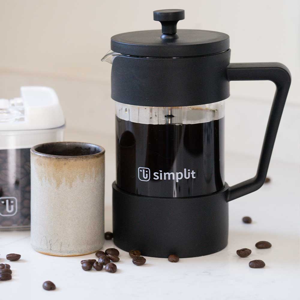 Cafetera Prensa Francesa Negra 600 ml - Simplit-Hogar-Mercado Silvestre