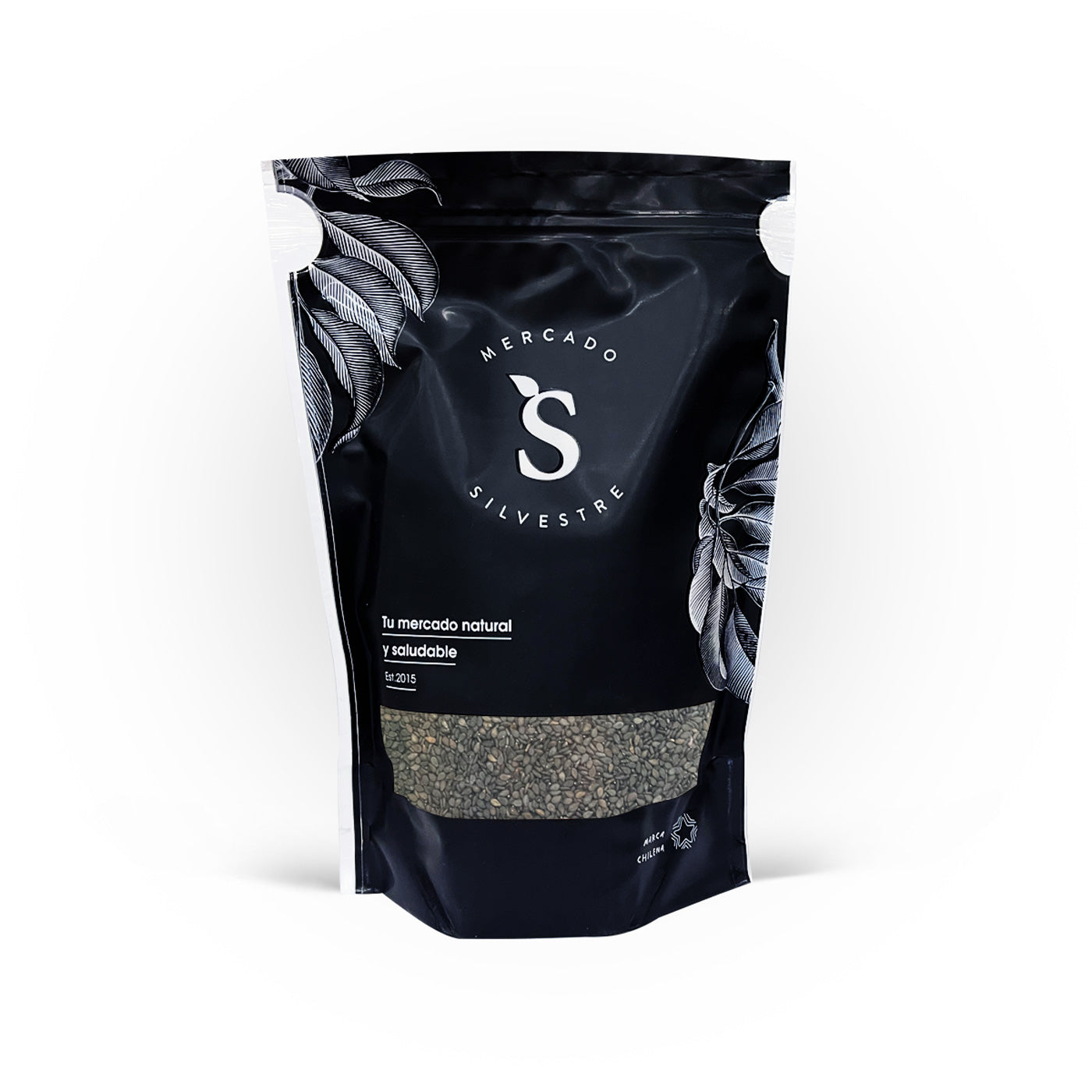 Sésamo Negro 500gr-Semillas-Mercado Silvestre