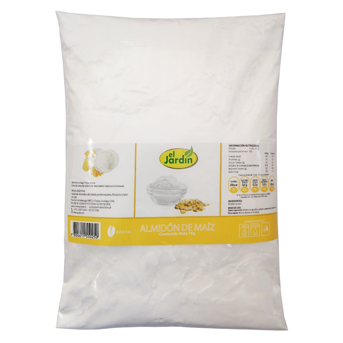 Almidón de Maíz 1kg - El Jardín