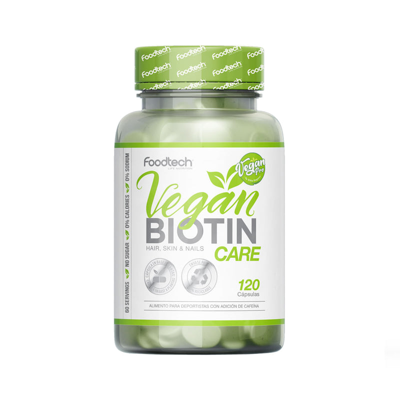 Vegan Biotin Care 120 Cápsulas (2 meses) - Foodtech