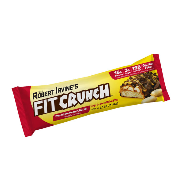 FITCRUNCH Protein Bar Chocolate Peanut Butter 46gr - Chef Robert Irvine's