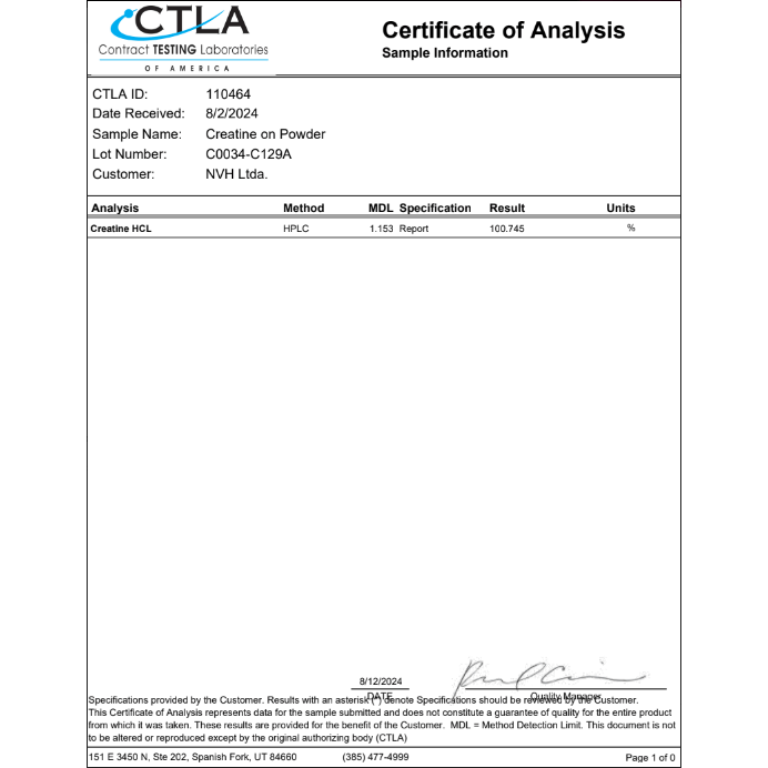 Creatina Pura 100% Monohydrate 300gr - 60 porciones (2 meses) - Foodtech