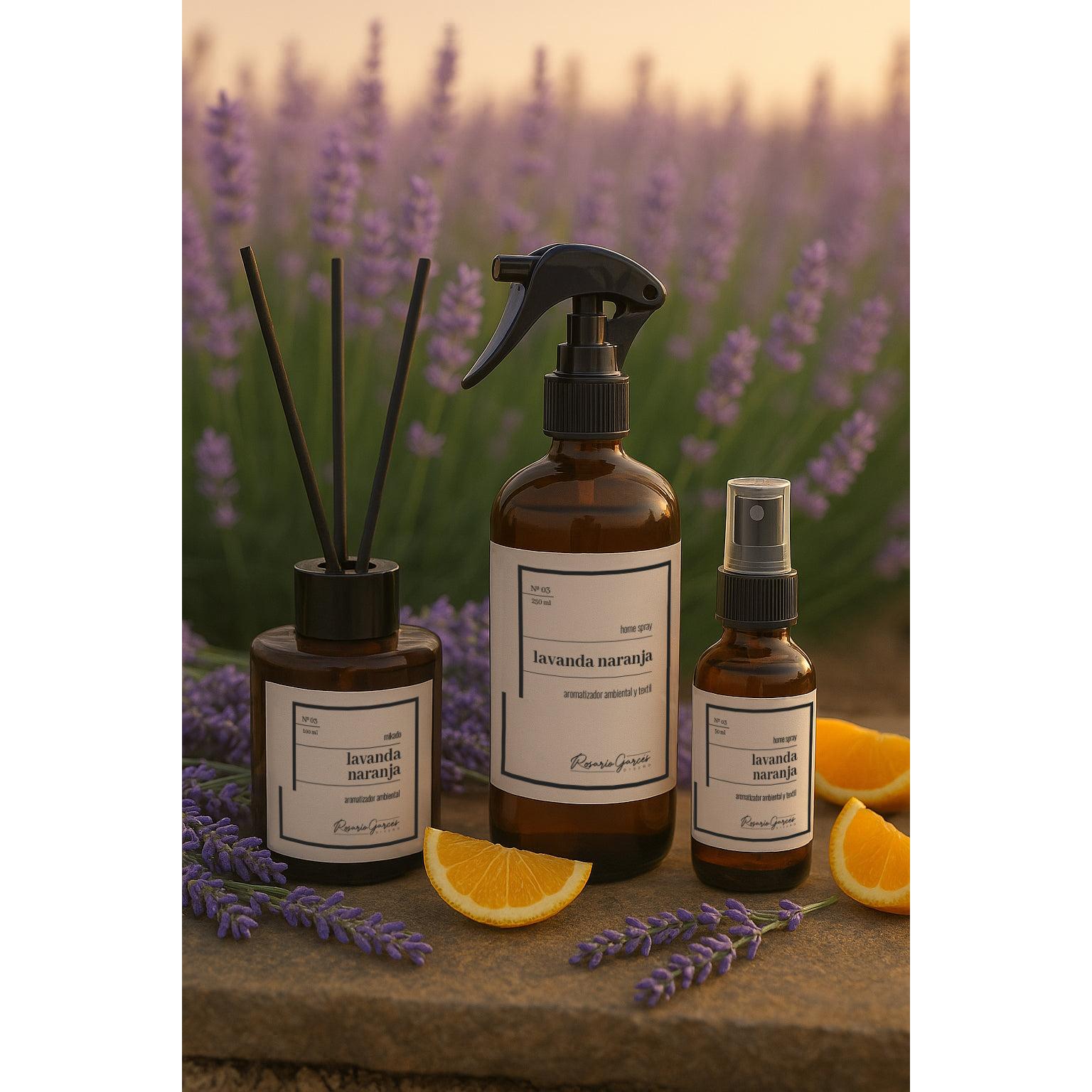 Aromatizador Spray Lavanda Naranja 250ml  – Ambiente y Textil - Rosario Garcés