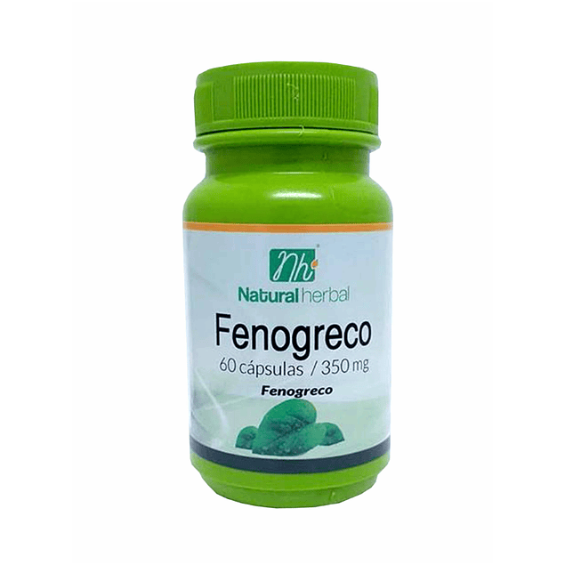 Fenogreco 350mg 60 Cápsulas - Natural Herbal