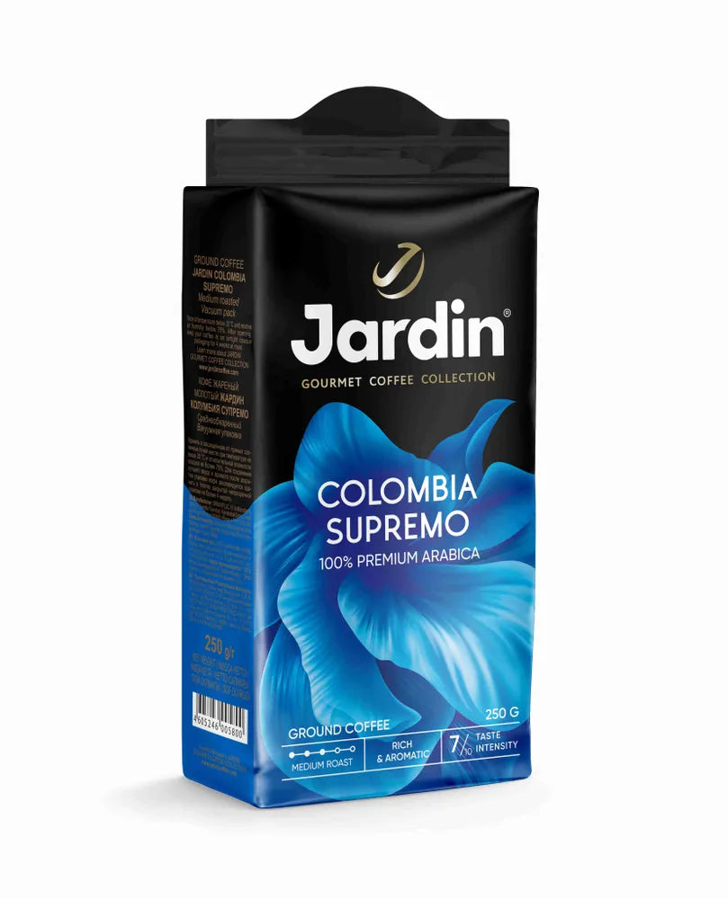 Café Tostado Molido Colombia Supremo 250gr - 100% Arábica - Jardín