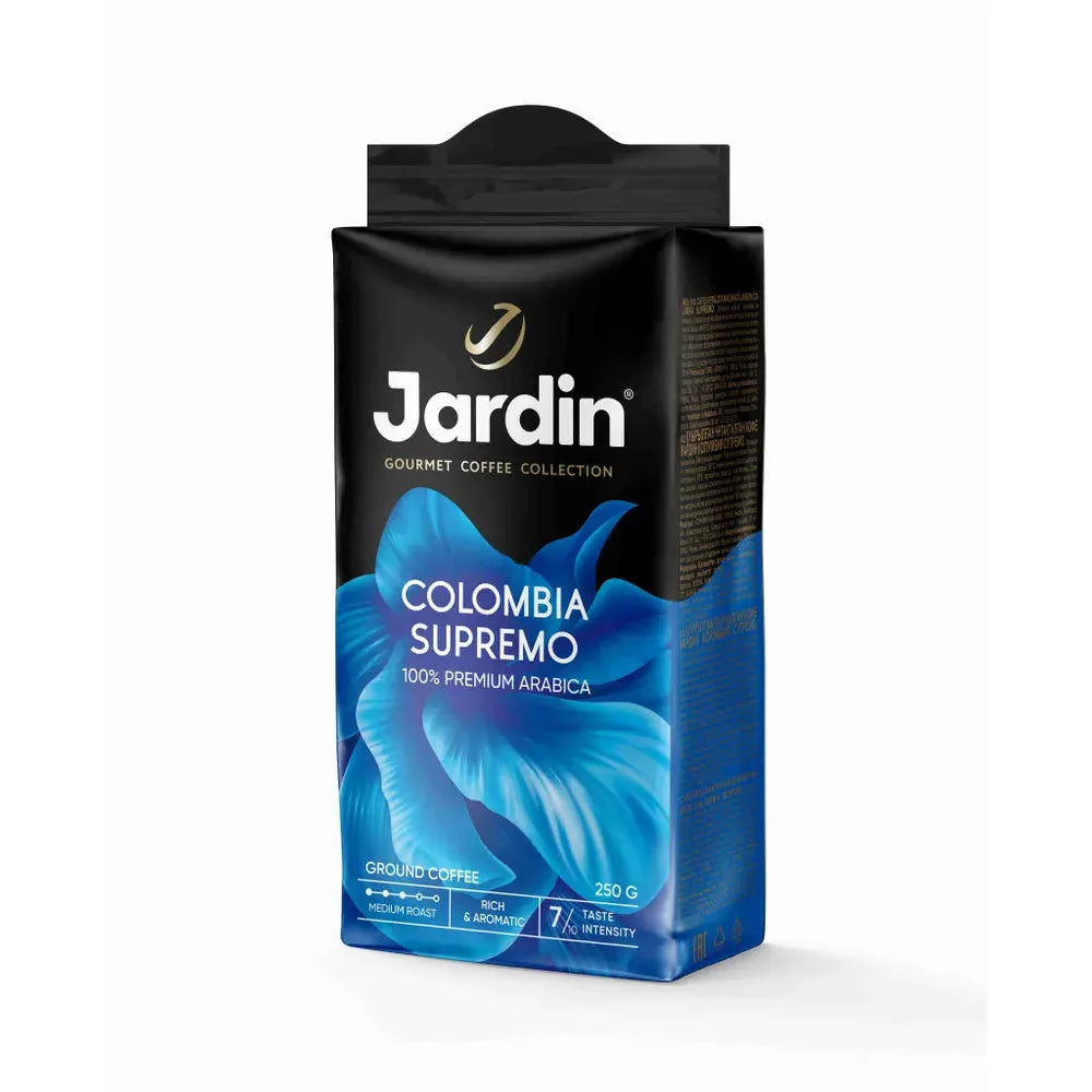 Café Tostado Molido Colombia Supremo 250gr - 100% Arábica - Jardín