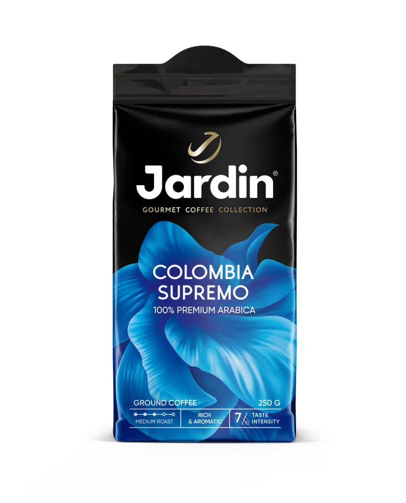 Café Tostado Molido Colombia Supremo 250gr - 100% Arábica - Jardín