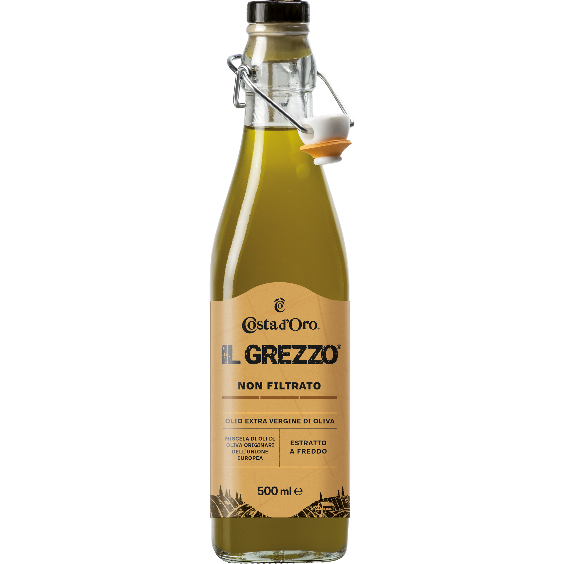 Aceite de Oliva Extra Virgen Premium Sin Filtrar 500ml – Il Grezzo Col