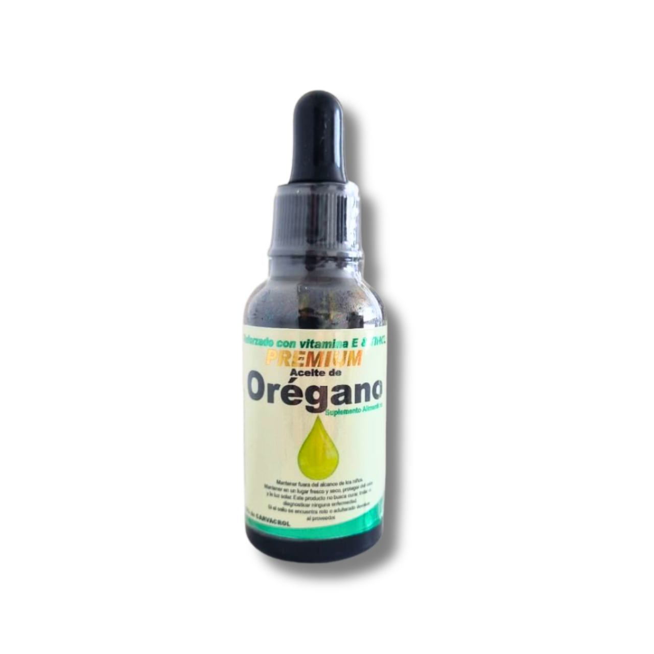 Aceite de Orégano (80% - 85% Carvacrol) 30ml - Valle y Sol