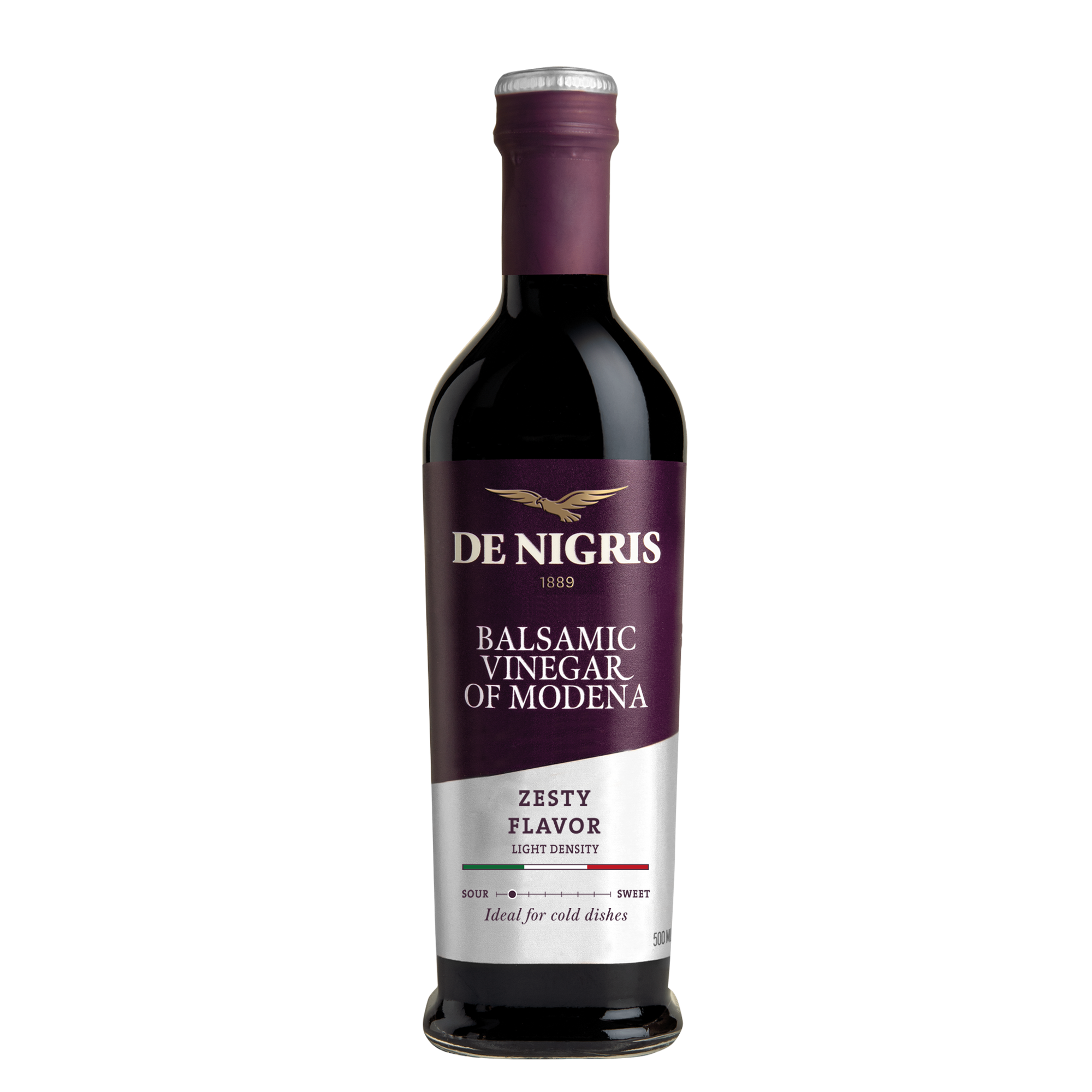 Aceto Balsámico di Modena IGP 500ml - Sabor Intenso para Ensaladas y Cocina - De Nigris