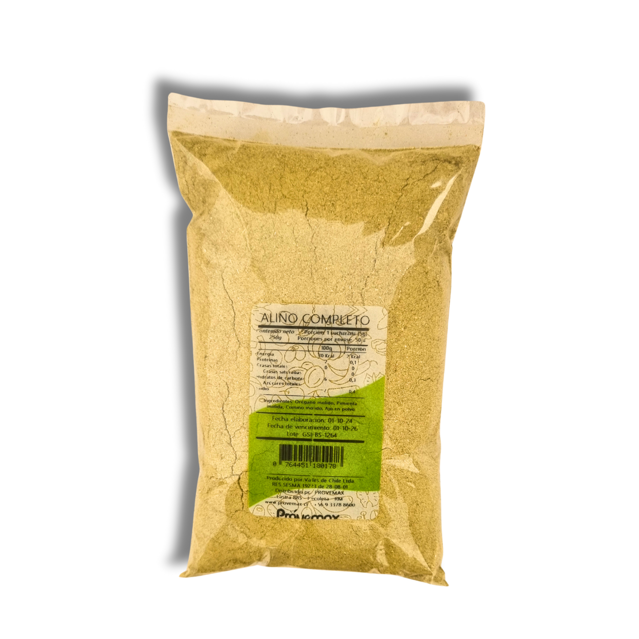 Aliño Completo 250gr - Valles de Chile