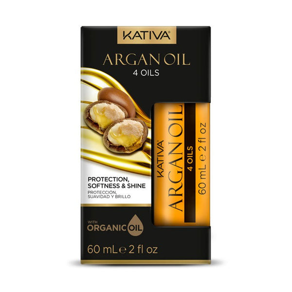 Aceite de Argán 4 Oils Proteccion Suavidad y Brillo 60 ml - Kativa