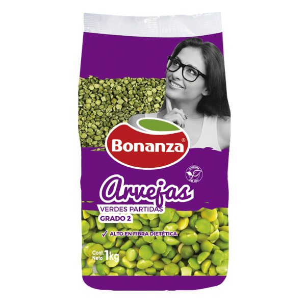 Arvejas Verdes Partidas 1kg - Bonanza-Legumbres-Mercado Silvestre